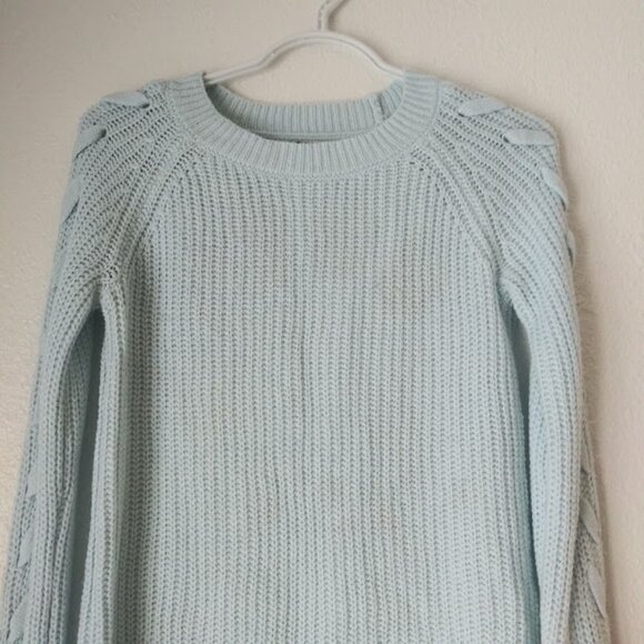 SO women's (juniors) size XS light blue sweater - Picture 2 of 13